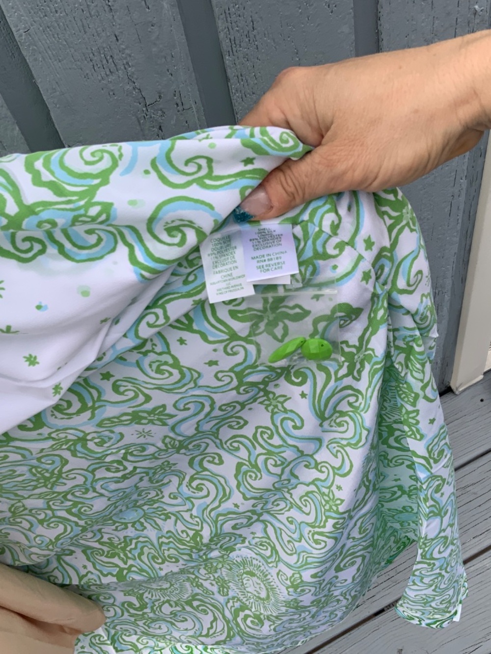 Lilly Pulitzer Marilla Silk Maxi Caftan (Brand New w/tags) Size L/XL - Picture 8 of 8